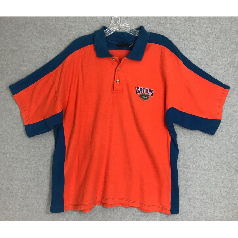 Vintage University of Florida Gators UF Logo‎ Mens XL Orange Blue Short Sleeve
